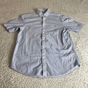 Old Navy Mens Medium Regular Fit Built-In Flex Short Sleeve Button Down Shirt